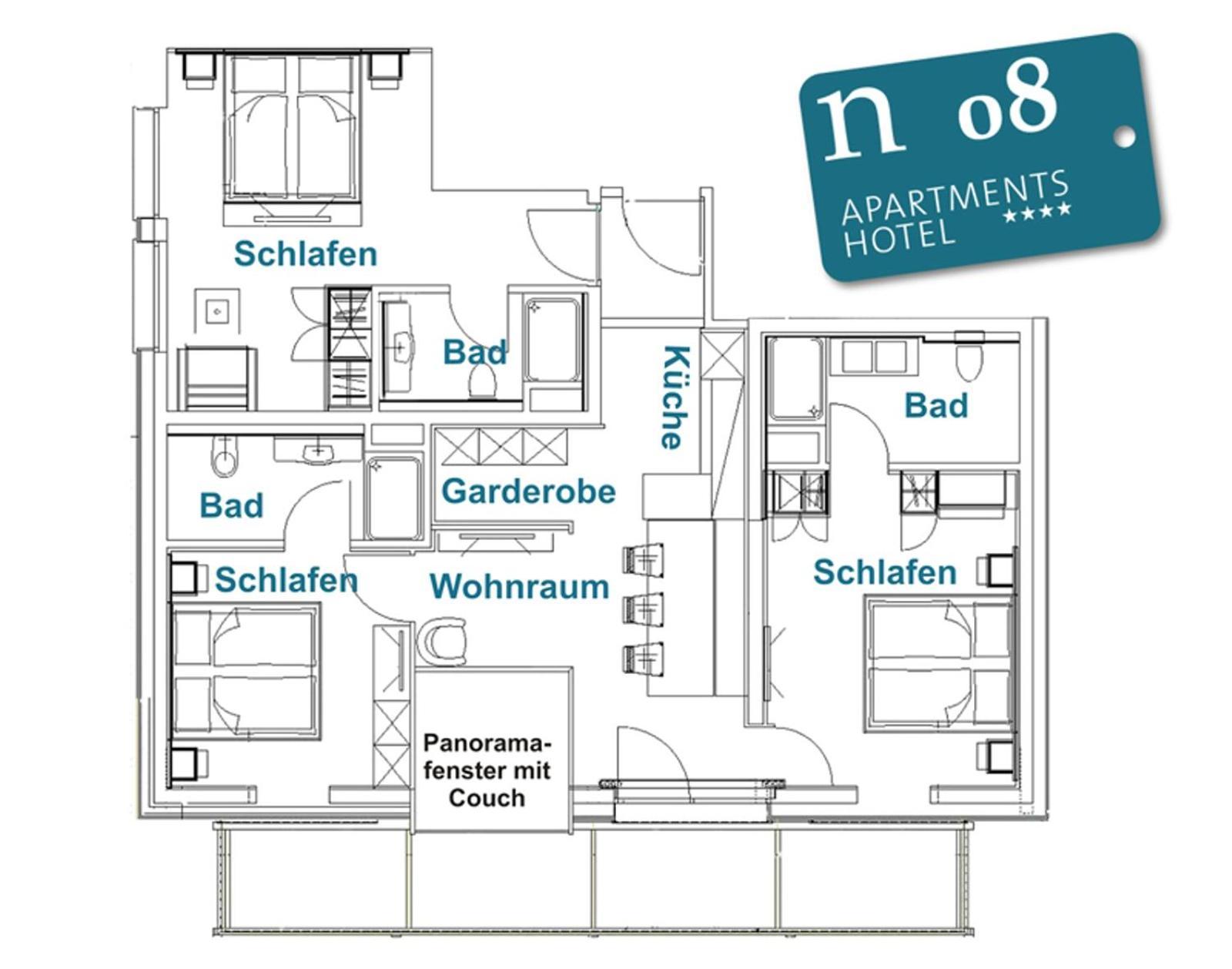 N Apartments Hotel Schoppernau Bilik gambar